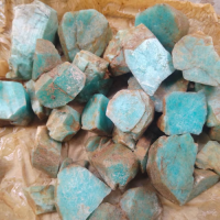 Natural organic Amazonite stone