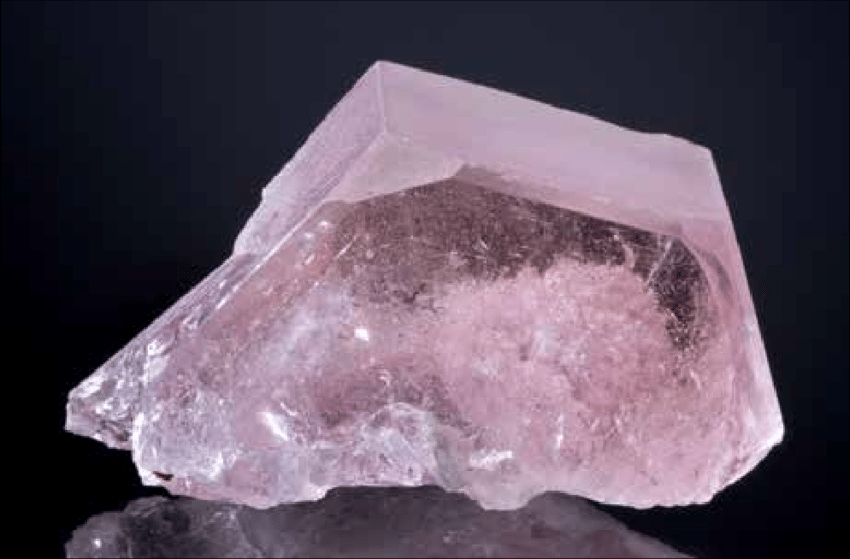 Pink Morganite mineral ore